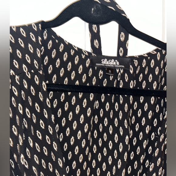 LULUS Exclusive Fluent in Stroll Black Wrap Maxi Dress  - small/new without tags - Picture 7 of 12